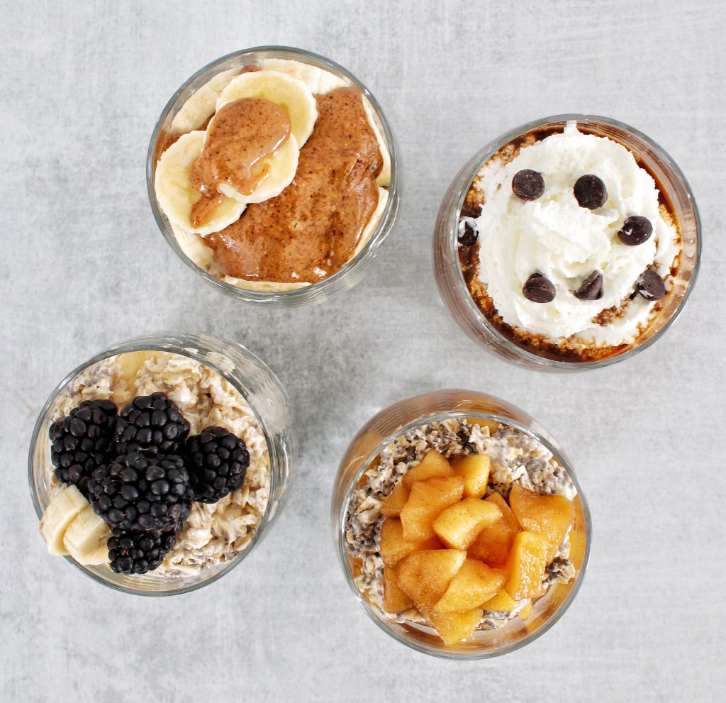 4 Easy Overnight Oats