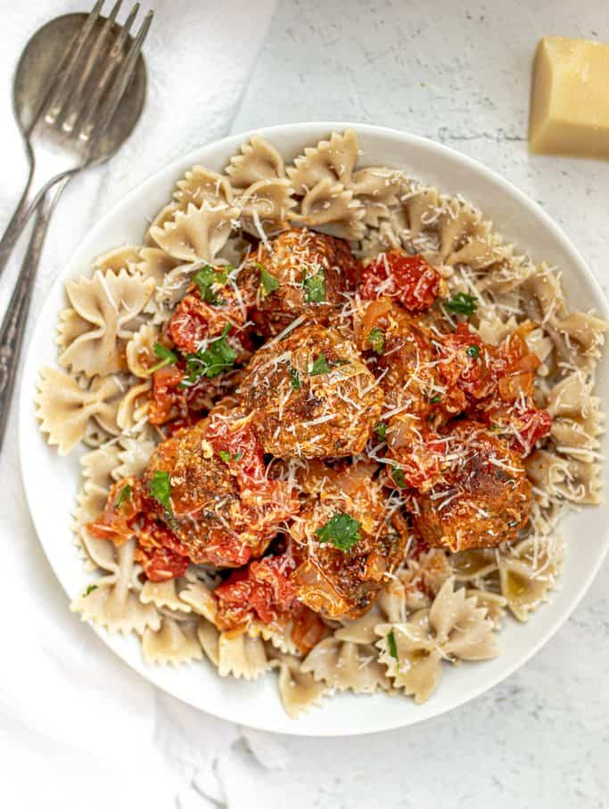 Parmesan Turkey Meatballs